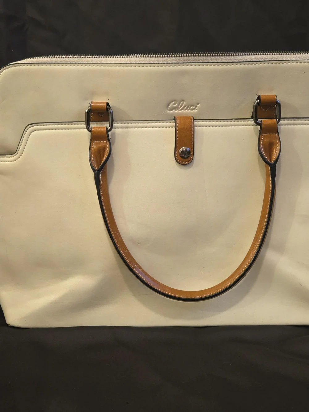 Claire Premium Leather Messenger Briefcase
